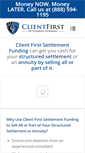 Mobile Screenshot of clientfirstfunding.com